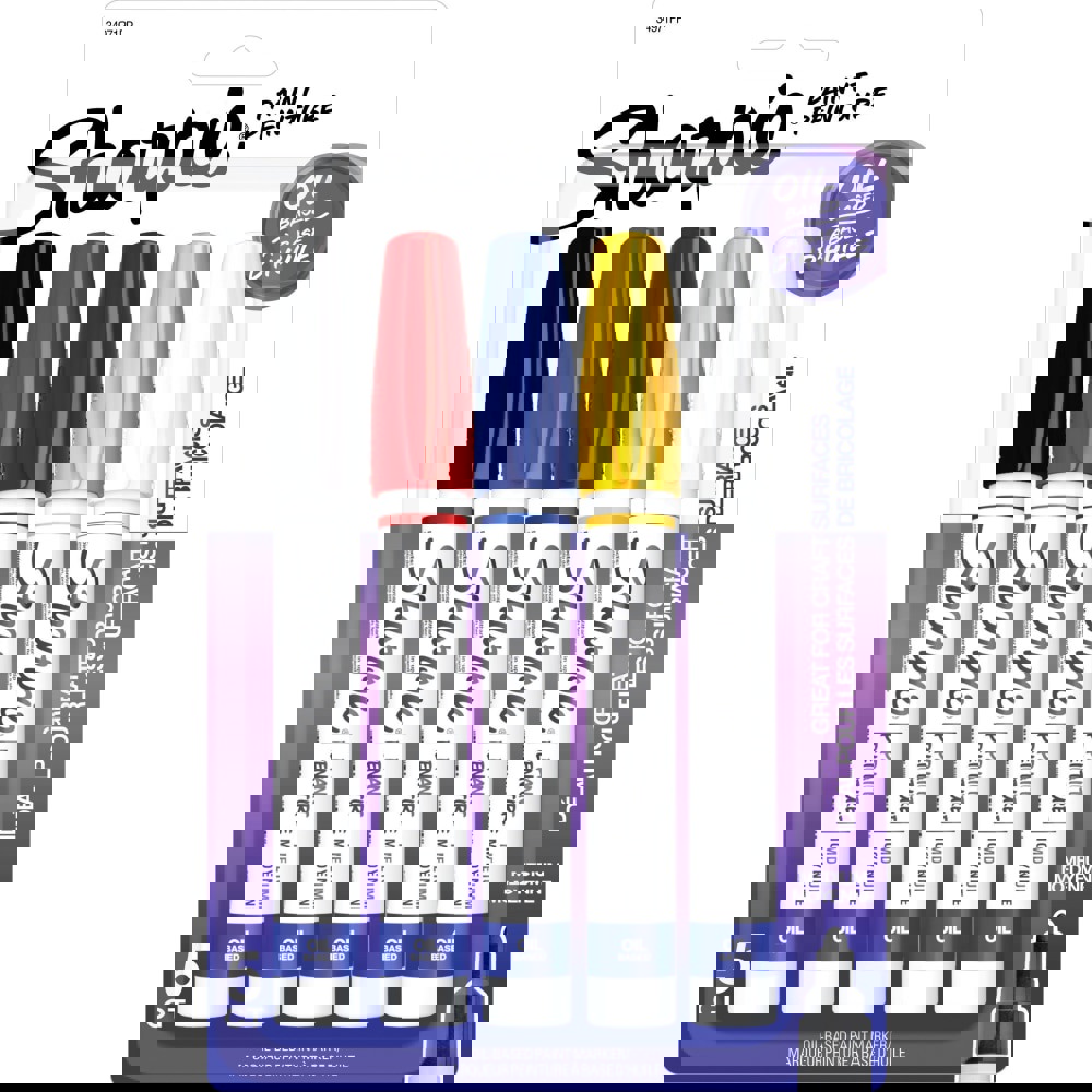 MARKER,PAINT,5PK,MED,AST